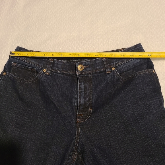 STYLE & Co Jeans Straight leg Medium Wash Denim Stretch 14P Petite - Picture 6 of 8